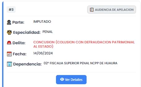 Defraudación patrimonial al estado